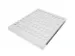 Uittrekbaar legbord voor 483mm 19'' Kast 40x484x568mm tot 25kg Grijs