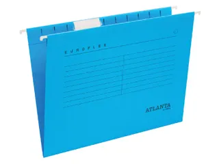 Hangmap Euroflex A6527-426 verticaal A4 V-bodem blauw - 1