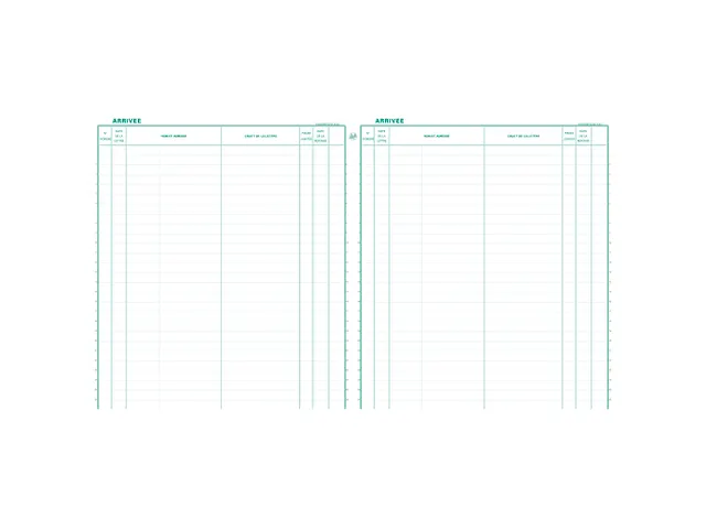 Register 32x27 du courrier 200 bl