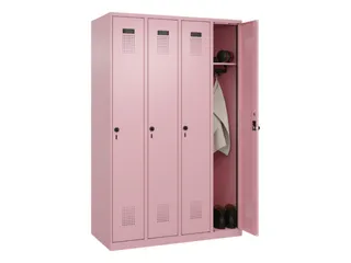locker,HxBxD 1850x1200x500mm,4vak,vak B 300mm,draaigrendel - 1