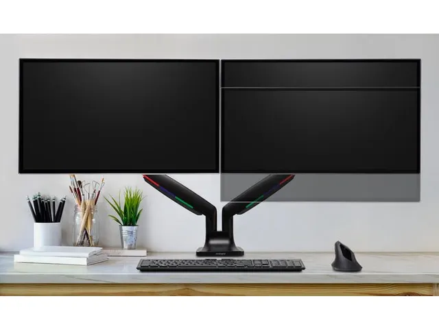 Monitorarm Kensington One-touch in hoogte verstelbaar dubbel