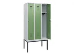 schoollocker,HxBxD 1950x900x500mm,3vak,vak B 300mm,cil.-slot
