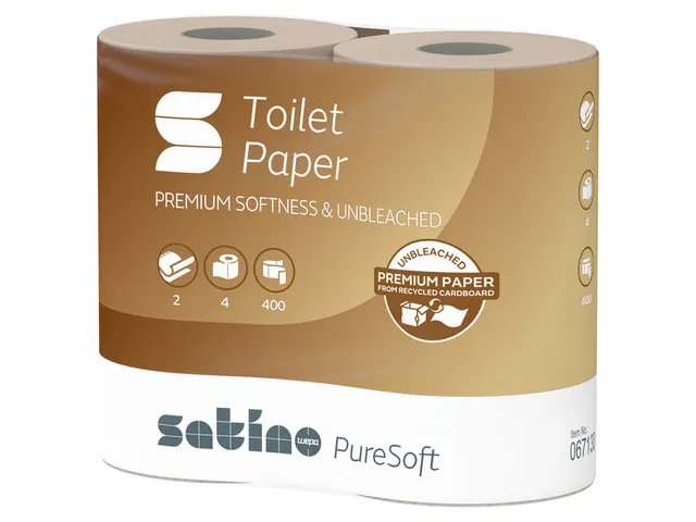 Satino 067130 Toiletpapier MT1 PureSoft 2-laags 4 rollen