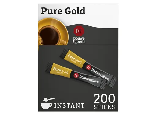 Koffie Douwe Egberts pure gold instant sticks