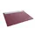 Schrijfonderlegger Rood 650x500 mm met transparant afdekvel PP