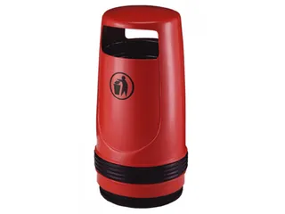 Buitenafvalbak Merlin Rood 90 Liter - 1