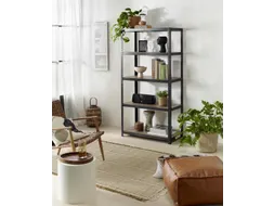 Rek Home Maxi 176x90x45cm 5 Legborden Zwart Metaal
