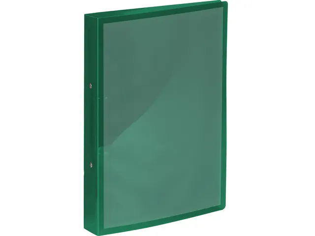 Presentatieringband Kangaro venster 25mm 2-rings, A4 formaat. Vervaard