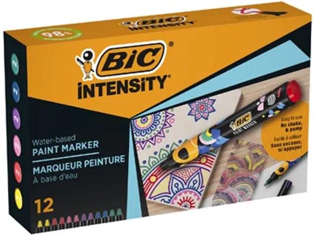 Intensity paintmarker assorti set van 12 stuks