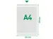 U-map Leitz 4094 A4 met ophangoog 0.20mm PVC transparant