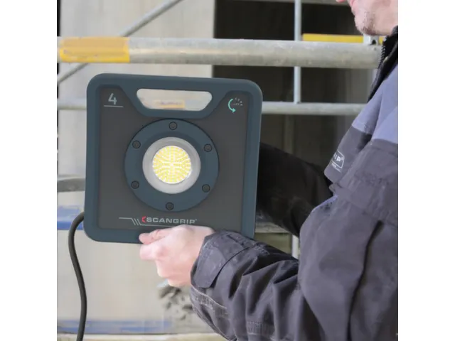 industrielamp,behuizing gegoten aluminium,COB-led,3000lumen,draaggreep