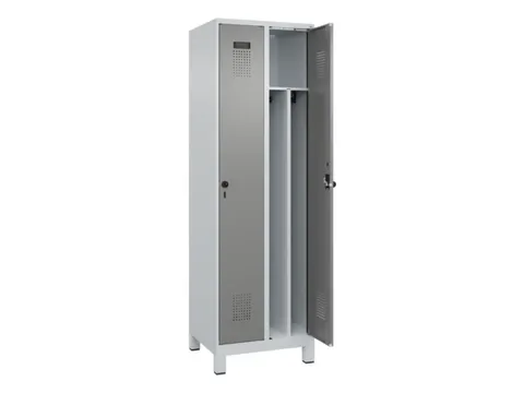 locker voor scheiding van kleding,HxBxD 1950x600x500mm,2vak