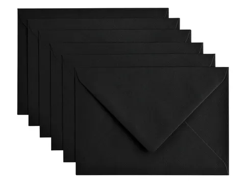 Envelop Papicolor C6 114x162mm Ravenzwart Gegomd