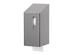 Toiletpapier dispenser RVS Anti Finger voor 2 doprollen Toiletpapier