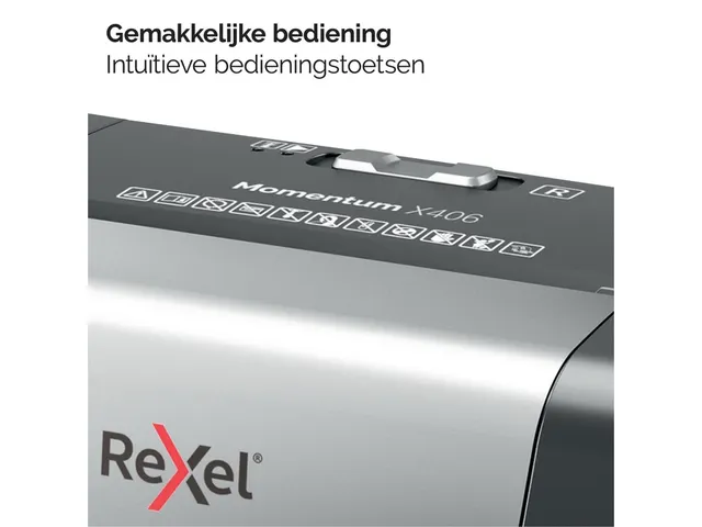 Papiervernietiger Rexel Momentum X406 snippers 4x28mm P-4