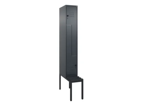 Z-garderobekast,HxBxD 2120x300x815mm,2vak,vak B 300mm,draaigrendel