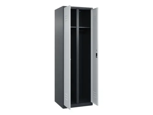 locker voor scheiding van kleding,HxBxD 1850x600x500mm,2vak