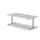 Elektrisch ihv bureau,HxBxD 650-1310x2000x1000mm,blad lichtgrijs
