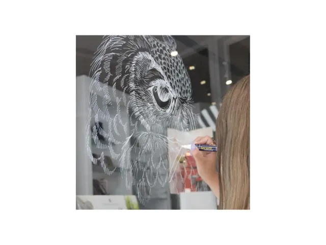 Krijtstift Securit SMA-720 blok wit 7-15mm blister