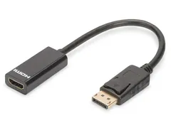 DisplayPort-adapter converter 0.15m Zwart
