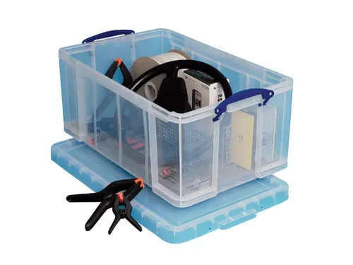 Opbergdoos 64 Liter Transparant Archief