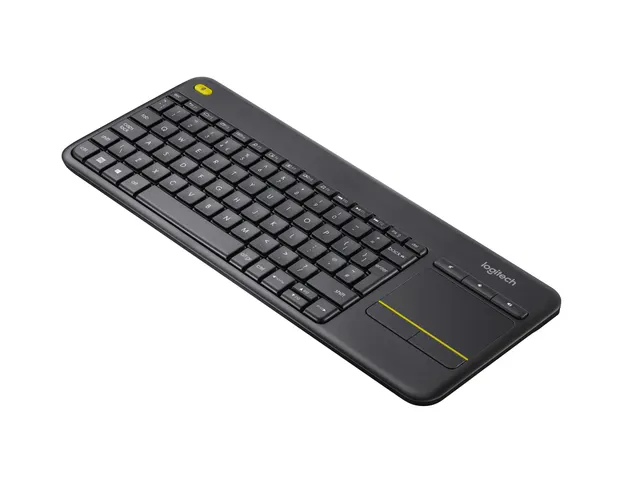 Wireless Touch Keyboard K400 Plus - Zwart, Belge (Azerty)