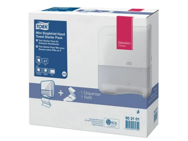 Tork Singlefold Handdoek Mini Dispenser Starterpack
