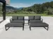 Ensemble De Salon Tout-en-un Noir + Anthracite