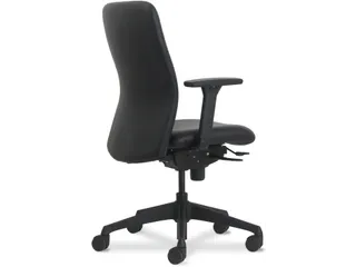 Bureaustoel NEN-EN 1335 Zwart Coupon Leder Zwart - 3