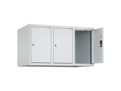 opzetkast,v. locker,3vak.,vak B 300mm,HxBxD 500x900x500mm,cilinderslot