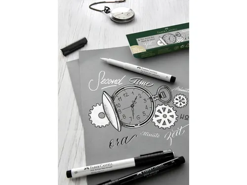 Tekenstift set Pitt Artist Pen zwart en wit