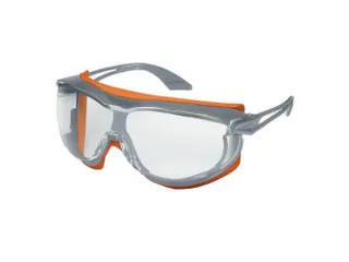 Uvex Skyguard NT 9175.275 veiligheidsbril, heldere lens, oranje/grijs - 1