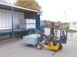 Systeem-Stapelcontainer Blauw 850x2400x1200mm 2250kg Inhoud 2m³ - 2