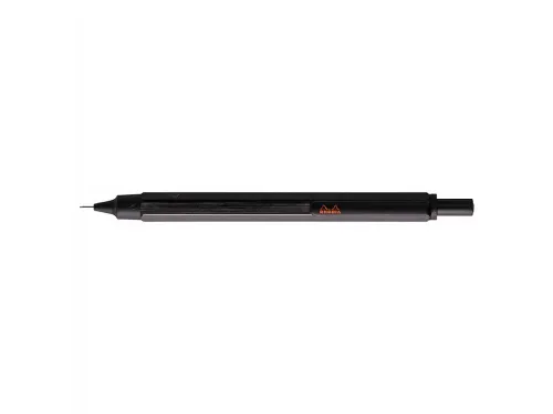 Rhodia scRipt zeshoekig vulpotlood 0.5mm Aluminium Zwart