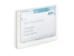 Deurbord Click Sign 149x105mm Wit