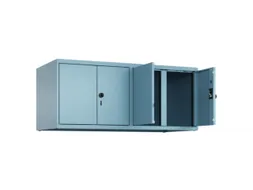 opzetkast,v. locker voor scheiding van kleding,4vak.,vak B 300mm