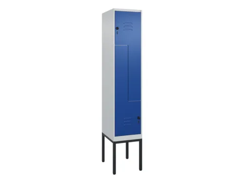 Z-garderobekast,HxBxD 2120x400x500mm,vak B 200/400mm,draaigrendel