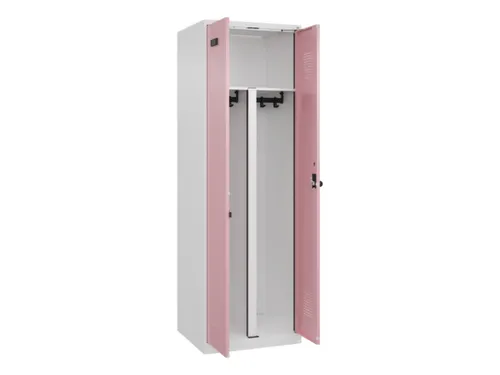 PBM-locker,HxBxD 1850x600x500mm,2vak,vak B 300mm,draaigrendel