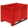 Stapelcontainer Pp Hxbxd 850x1200x800mm 550 Liter 2Sledepoten Rood