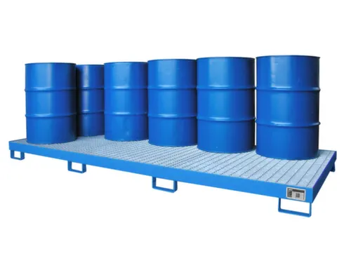 opvangbak,v. 10x200l vat,opvangvol. 280l,HxBxD 200x1300x3280mm