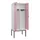 PBM-locker,HxBxD 2120x800x500mm,2vak,vak B 400mm,draaigrendel