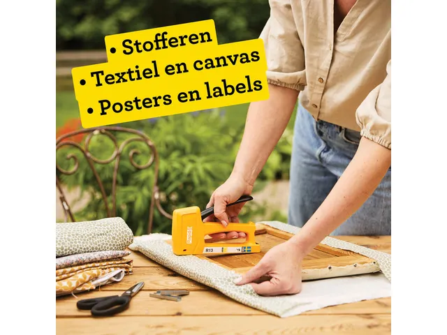 Nietpistool Rapid 13E 13/4-10 ABS geel blister