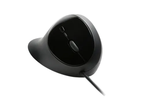 Muis Kensington pro fit ergo bedraad zwart