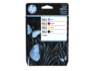 HP 963 Inktcartridge Set Zwart + 3 Kleuren Origineel 6ZC70AE - 1