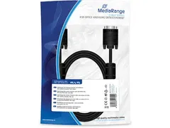 SVGA Verlengkabel, met ferrietkernen, 1.8m