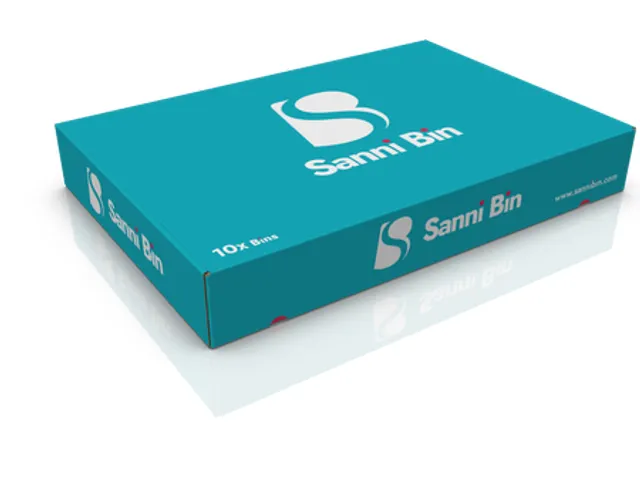 Sanni Bin disposable hygiënebak 14 liter karton (10 stuks)