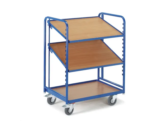 etagewagen,draagverm. 200kg,3etage(s),laadvl. LxB 1240x620mm,MDFetage