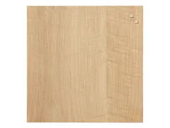 Glasmagneetbord Naga 45x45cm eiken