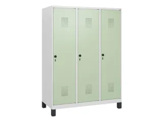 schoollocker,HxBxD 1630x1200x500mm,3vak,vak B 400mm,draaigrendel - 2