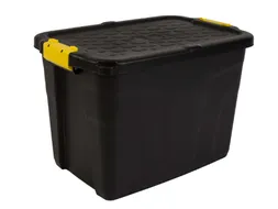 Opbergbox Bankers Box 60L met handgrepen robuust zwart